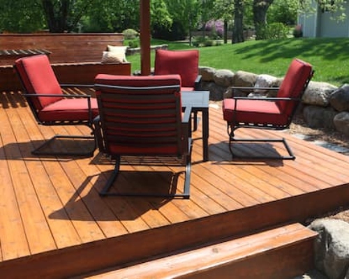 Deck cleaning