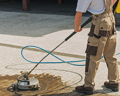 Driveway washing